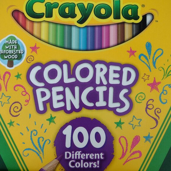 New Crayola 100 Colored Pencils and 64 Crayons - Picture 4 of 9